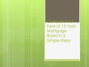15 Year Mortgage Rates in 3 Simple Steps