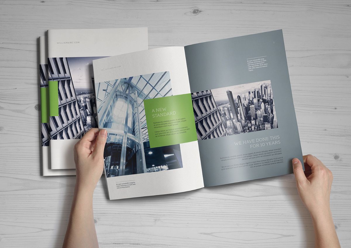 A4-brochure-mockup-02 | Brochure mockup free, Brochure, Company profile
