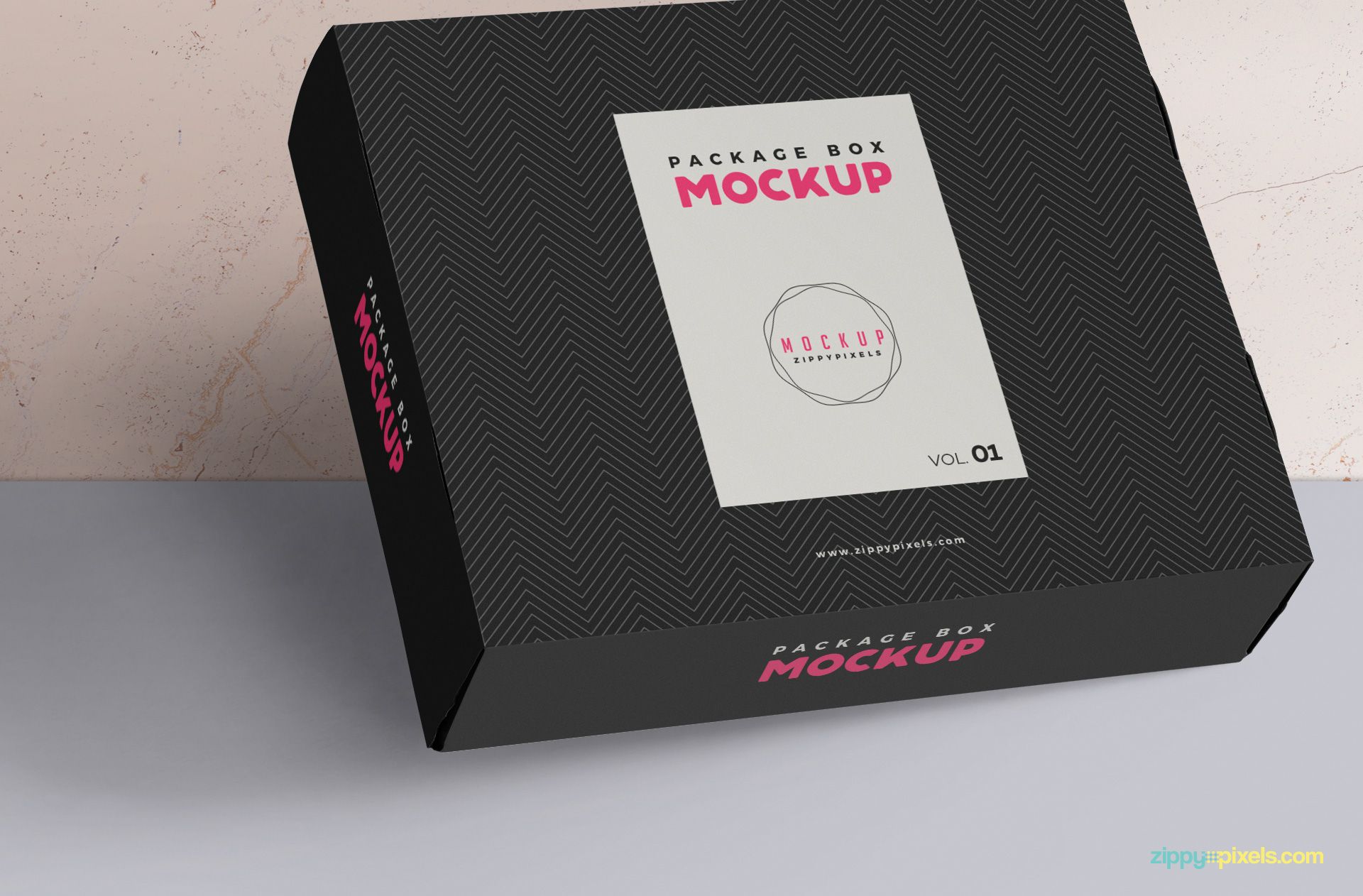 Free Gorgeous Box Packaging Mockup | ZippyPixels | Packaging mockup