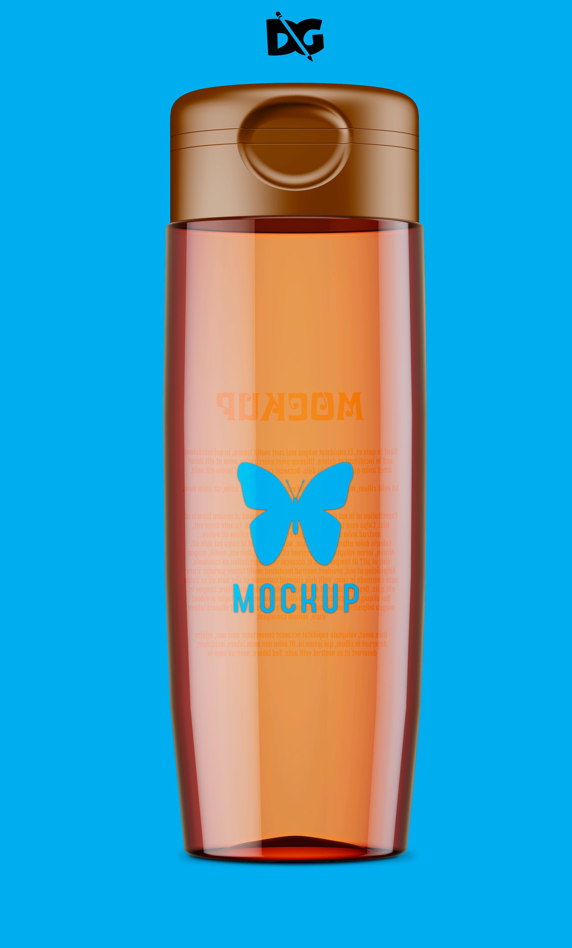 Prime Shampoo Bottle Label Mockup | Bottle mockup, Mockup free psd